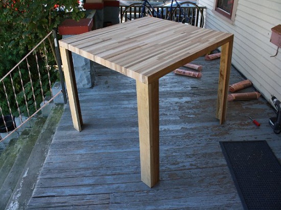 Дизайн деревянных столов.