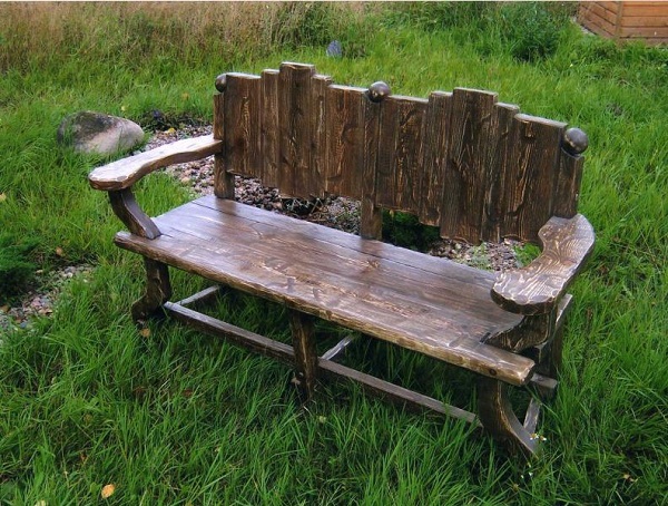 Садовая скамейка: фото стильных и элегантных проектов от дизайнеров